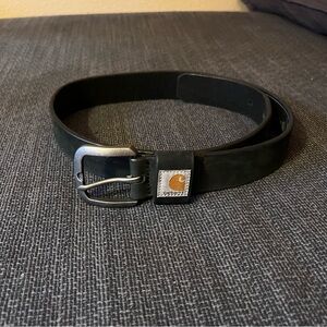 Carhartt black leather belt